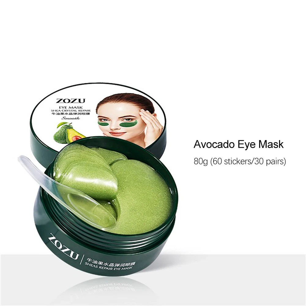 ZOZU Avocado Crystal Moisturizing Eye Mask 30 Pairs 80g - Image 3